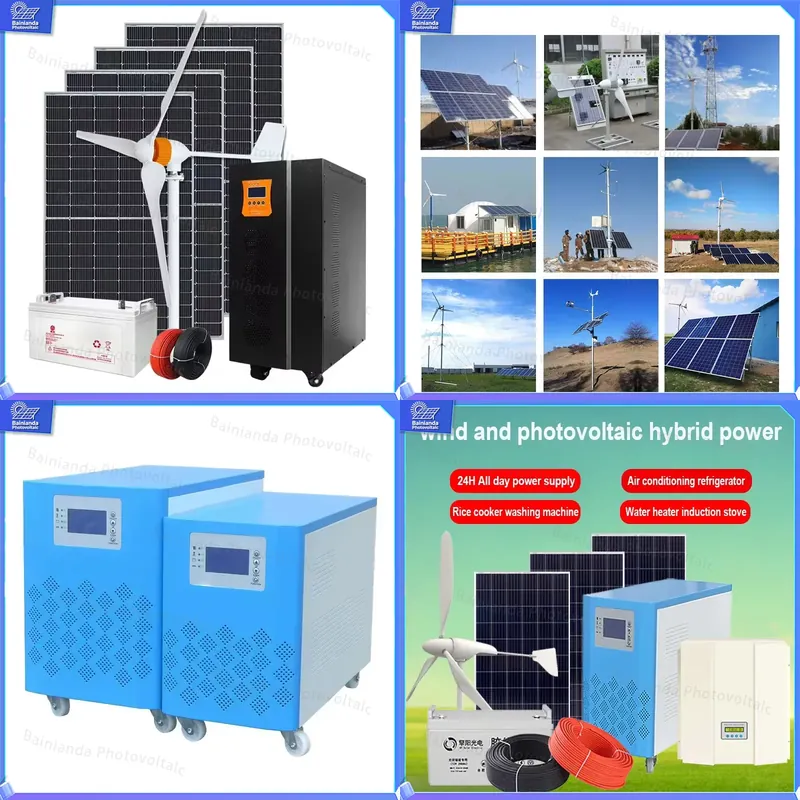 Wind Solar Hybrid Kit - Système de générateur hybride éolien solaire