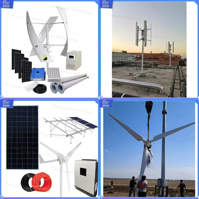 Wind Solar Hybrid Kit - Kit de système d'énergie solaire éolienne