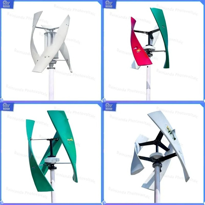 Wind Solar Hybrid Kit - Générateur éolien à axe vertical 600W