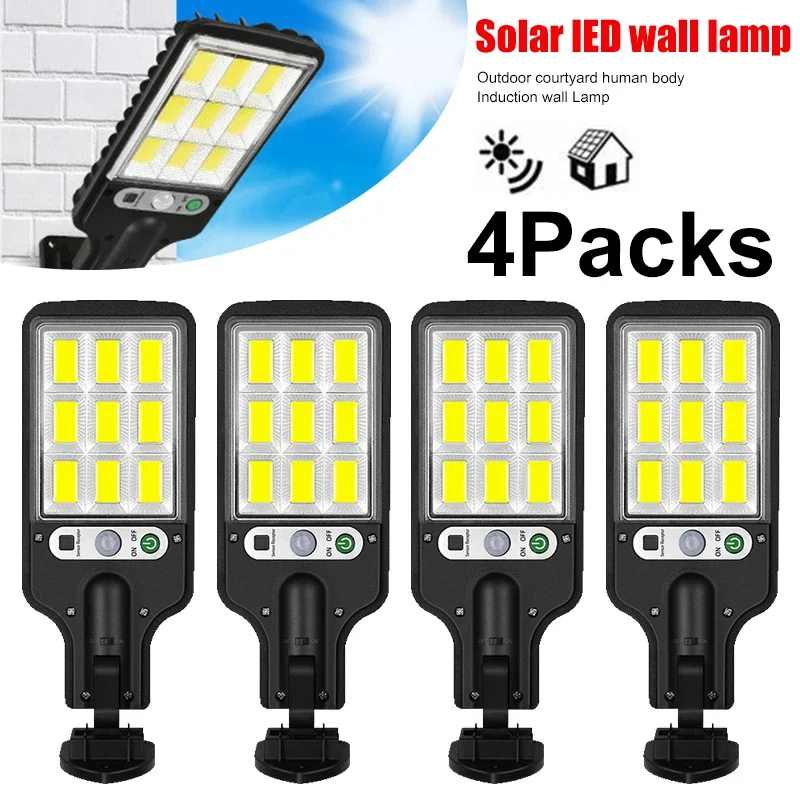Solar Street Light Led - Lampe murale solaire LED puissante pour