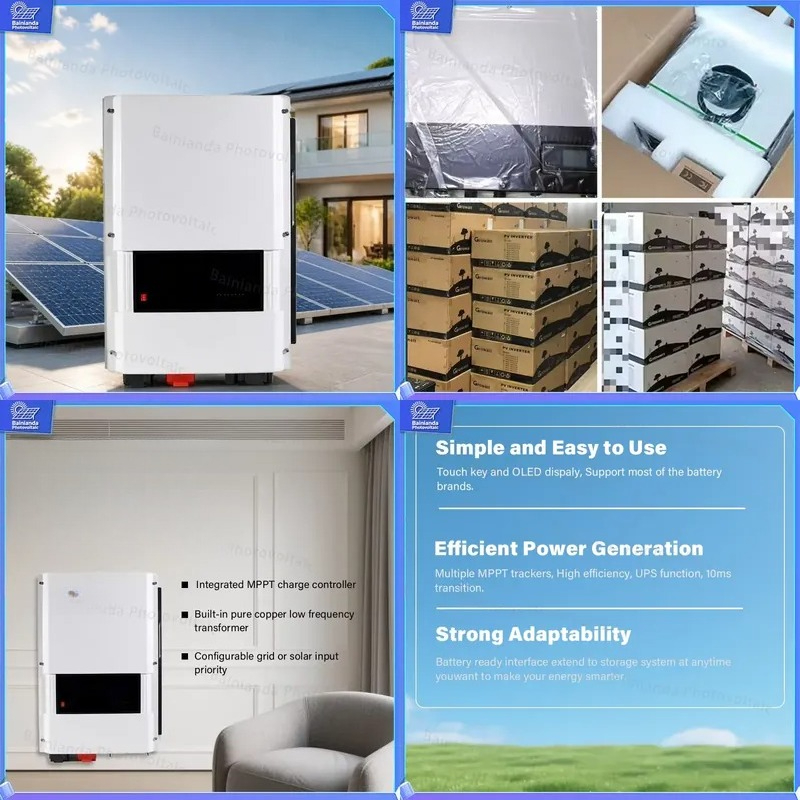Wind Solar Hybrid Kit - Kit Système Solaire Autonome 5KW Hybride