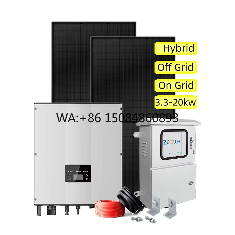 Wind Solar Hybrid Kit - Kit Photovoltaïque 4kW avec Batterie et