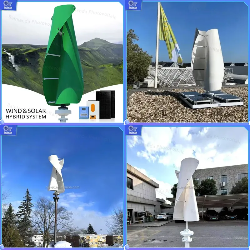Wind Solar Hybrid Kit - Système hybride solaire-éolien 5kW 10kW, générateur