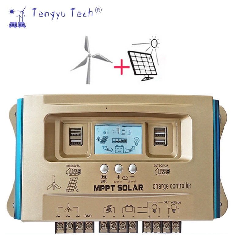 Wind Solar Hybrid Kit - Contrôleur de charge hybride solaire éolien
