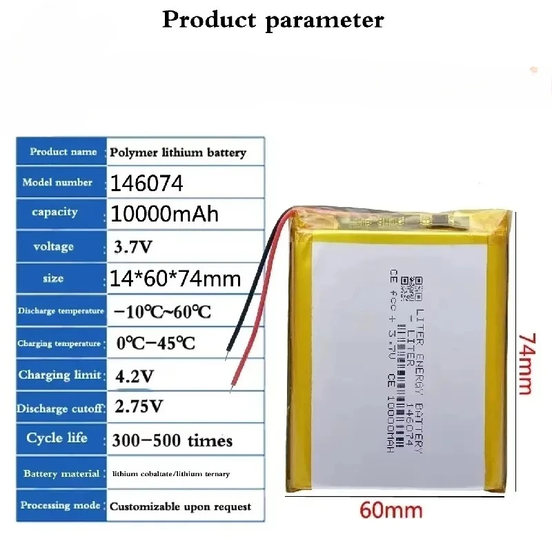100% tout neuf 146074 3.7v 100 - Renewable Energy Technology avis et prix