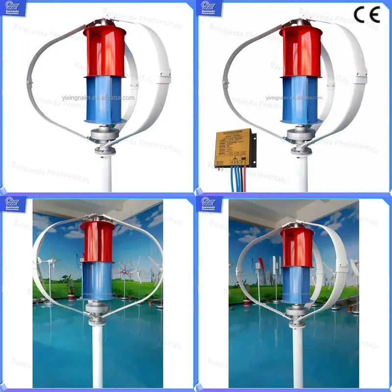 Kit d'Éolienne à Axe Vertical  - Wind Solar Hybrid Kit avis et prix