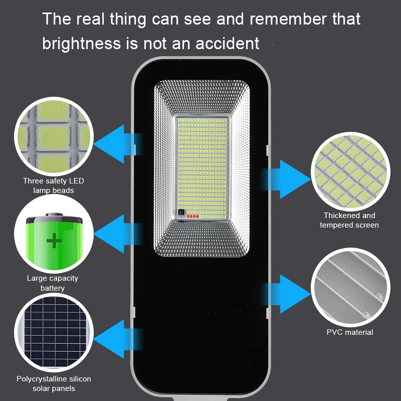 200W lumière solaire puissante - Solar Street Light Led avis et prix