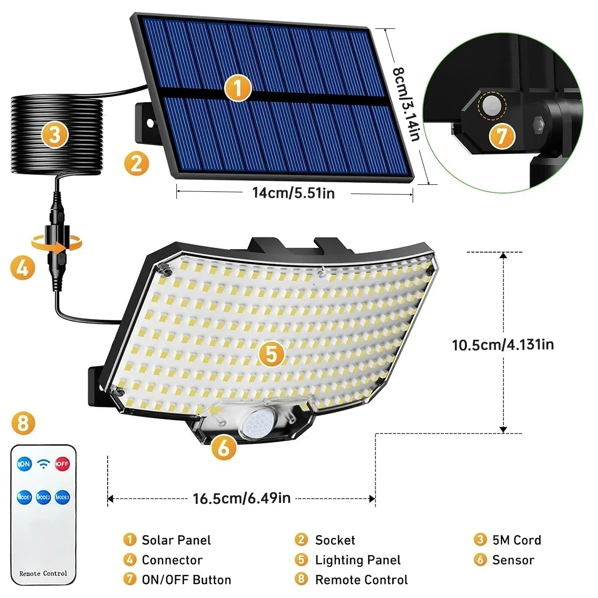 Lumière solaire 234 LED très b - Solar Street Light Led avis et prix